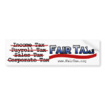 Fair Tax Bumper Sticker