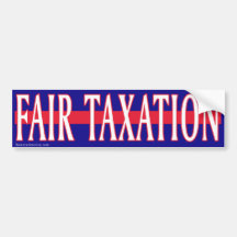 Fair Taxation Bumper Stickers