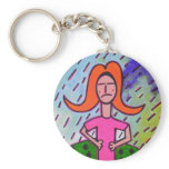 fair weather friend  Keychain
