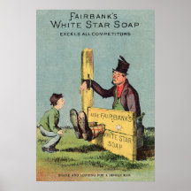 Fairbank's White Star Soap Ad Print