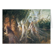 Fairies - by John Anster Fitzgerald Card