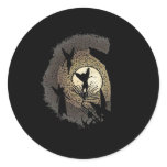 Fairies in the Moonlight Round Sticker