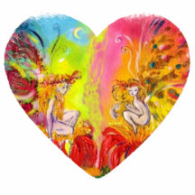 FAIRIES OF DAWN  yellow pink red blue Acrylic Cut Out