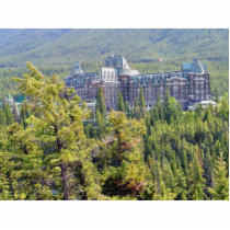 Fairmont Banff Springs Hotel In Banff Canada Acrylic Cut Outs