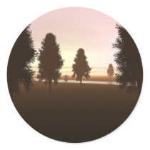 Fairway To Seven #2 Round Sticker