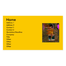 Fairy Air Dancing Business Card