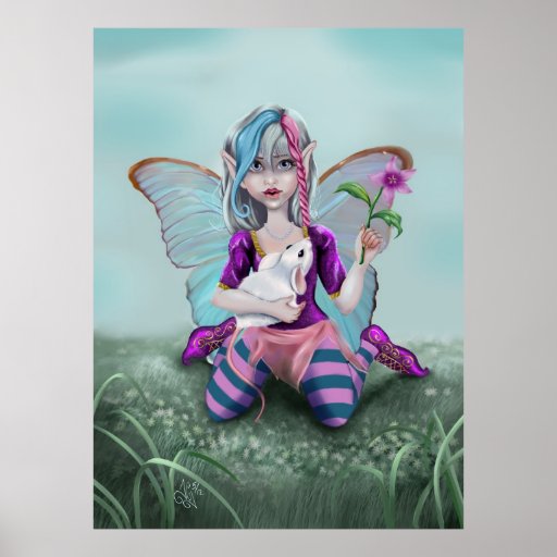 fairy and mouse print