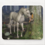 Fairy and unicorn. mousepads
