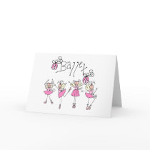 Fairy Angel Ballet Greeting Cards