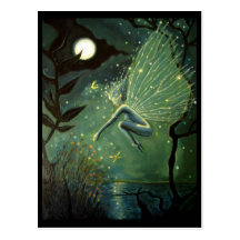 Fairy art postcards - "Crystal Water Sprite"