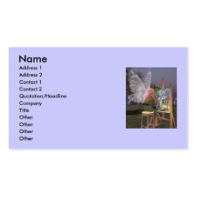 Fairy Artist Twinklestoes Business Card Template