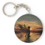 Fairy at Sunset Keychain