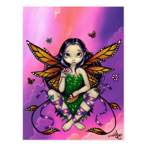 "Fairy at Sunset" Postcard