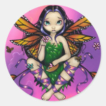 "Fairy at Sunset" Sticker