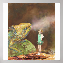 Fairy Bels and the Dragon Print