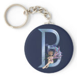 Fairy Blue Monogram B keychains
