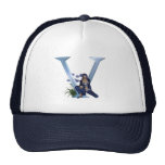 Fairy Blue Monogram V Hats