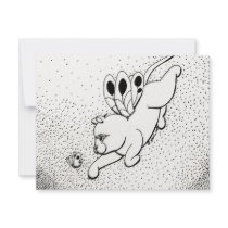 Fairy Cat W Butterfly Custom Announcements