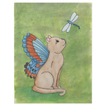 Fairy Cat With Dragonfly