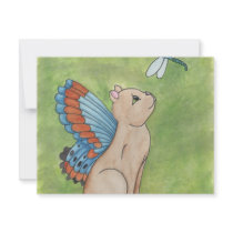 Fairy Cat With Dragonfly