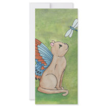 Fairy Cat With Dragonfly
