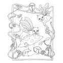 Fairy Cats N Mushroom t-shirts