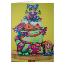 Fairy Celebration Birthday Wishes Notecards