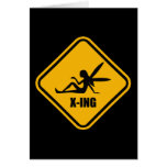 Fairy Crossing Street Sign cards