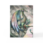 Fairy Dragon Fantasy Card by Molly Harrison