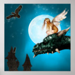 Fairy Dragon Fantasy poster posters