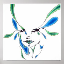 Fairy Face Poster