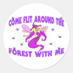 Fairy Flit Around The Forest Stickers