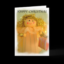 Fairy, Happy Christmas Card,