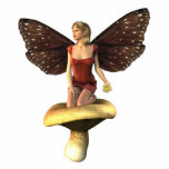 Fairy in mushroom photo sculptures