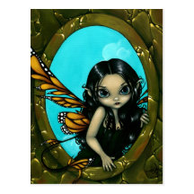 "Fairy in My Window" Postcard