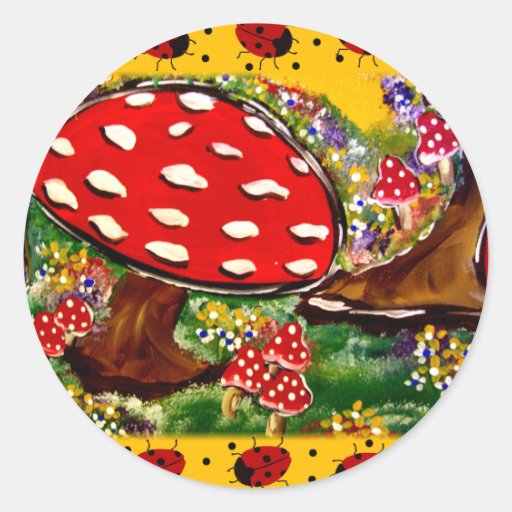 Fairy Lady Bugs Sticker