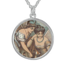 Fairy Light Vintage Costume Jewellery Necklace Cha