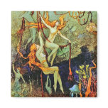 Fairy Mermaids - by Warwick Goble Refrigerator Magnets