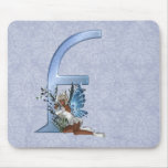 Fairy Monogram F mousepads