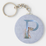 Fairy Monogram P Keychains