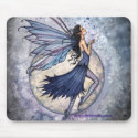 Fairy Mousepad, Midnight Blue by Molly Harrison