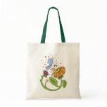 Fairy of big eyes canvas bags