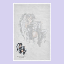 Fairy Of Darkness Stationery stationery