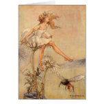 Fairy on a Daisy - Card