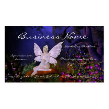 Fairy on a Mushroom Design 3 Fantasy Business Card
