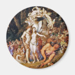 Fairy Painting "Oberon and Titania" Fridge Magnet