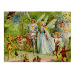 Fairy Prince and Thumbelina in the Magic Wood Postcards