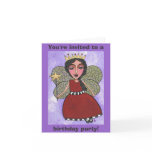 Fairy Princess - birthday party invitation