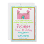 Fairy Princess Castle Birthday Invitations