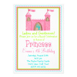 Fairy Princess Castle Birthday Invitations